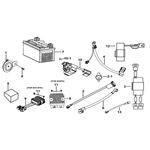 BATTERY. HORN. RELAYS. RECTIFIER