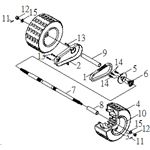 REAR WHEEL & AXLE