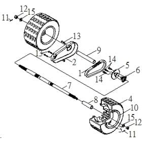 Rear Wheel & Axle