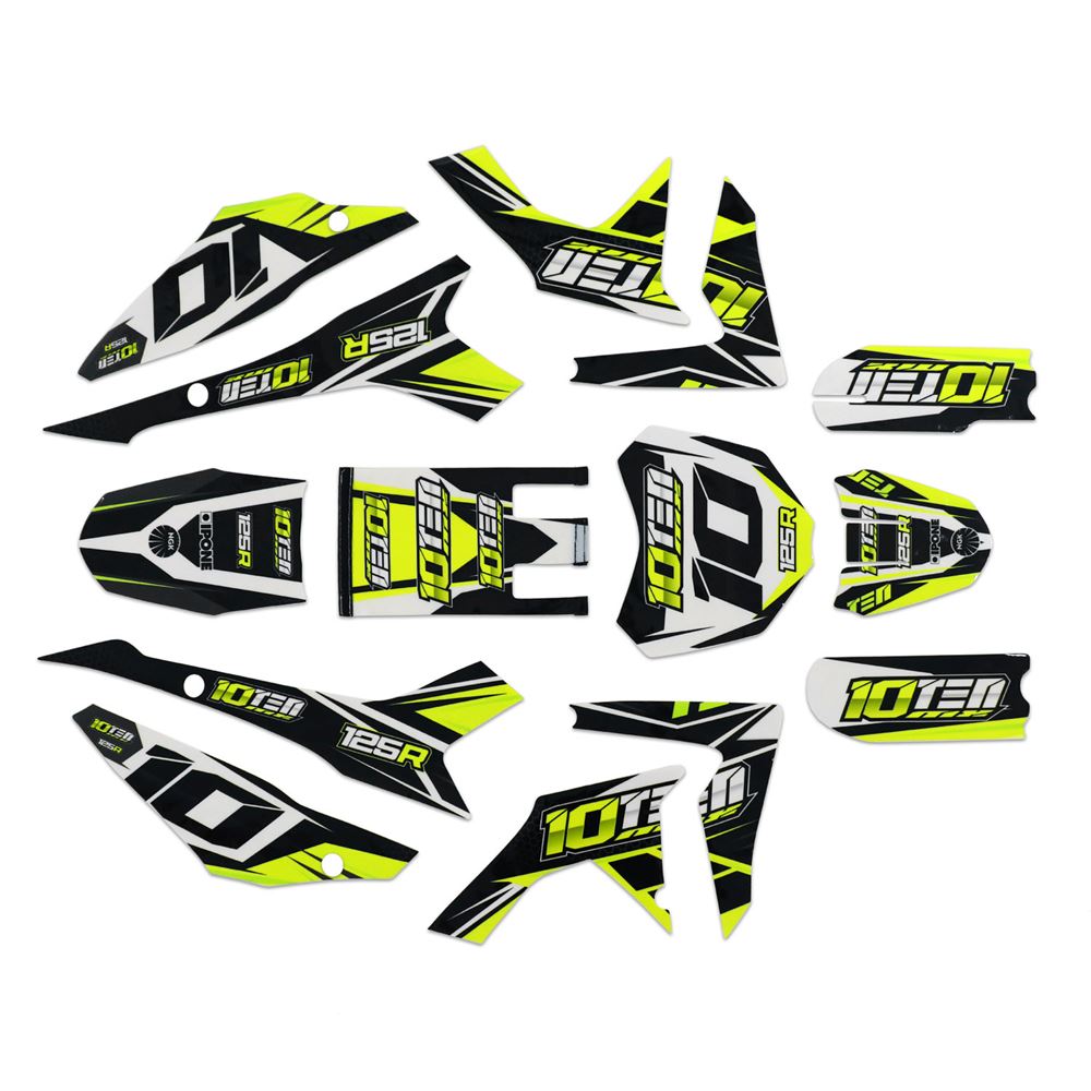 125R STICKER SET