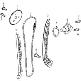 CAM CHAIN, TENSIONER