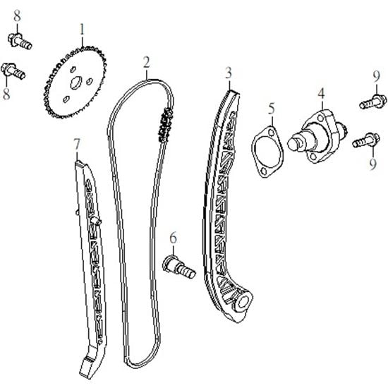 CAM CHAIN, TENSIONER