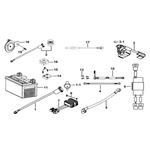 BATTERY、HORN、RELAY、RECTIFIER