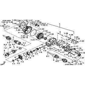 REAR DIFFERENTIAL ASSY.(FOR LOCK)