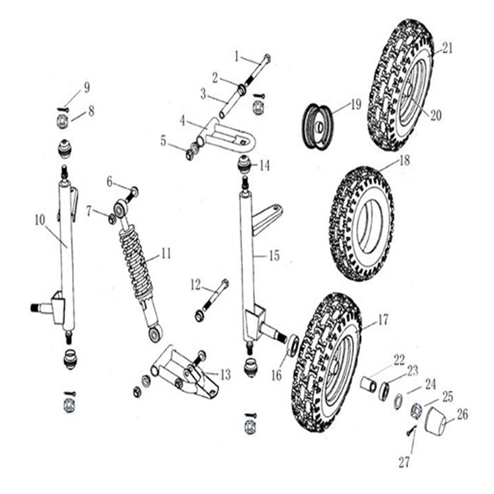 FRONT WHEEL ASSY
