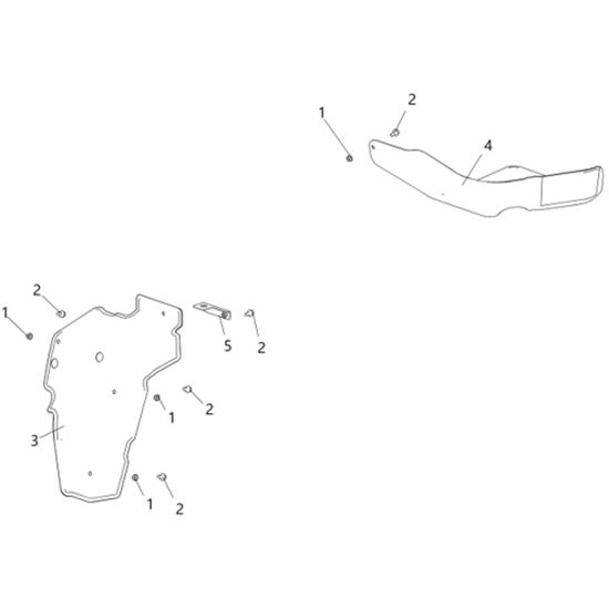 REAR UPPER RUBBER AND PLASTIC PARTS