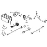 BATTERY, HORN, RELAY, RECTIFIER