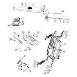 REAR SWINGARM, SUSPENSION, FUEL TANK