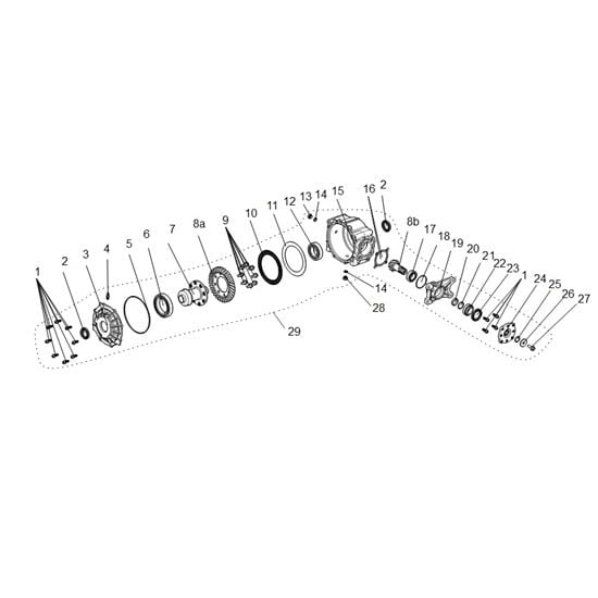 REAR AXLE TREE BRAKE