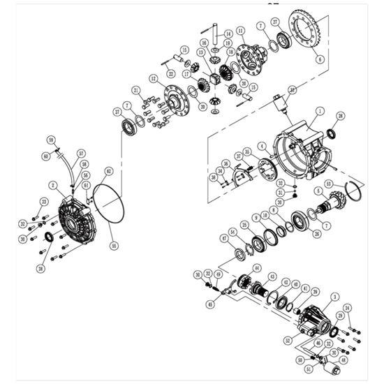 FRONT AXLE WEARING PARTS