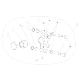 REAR LEFT WHEEL BEARING & HUB
