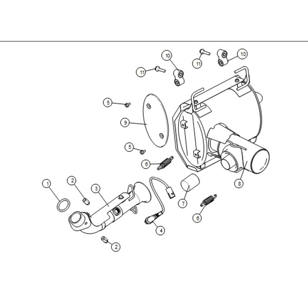 EXHAUST ATV6 S