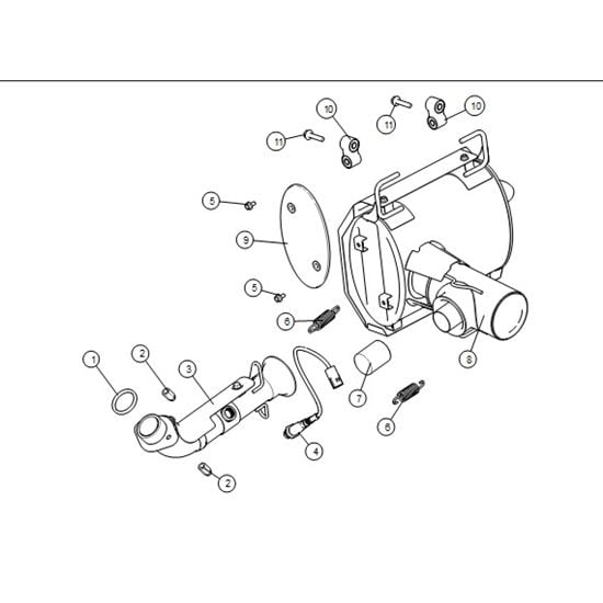 EXHAUST ATV6 S