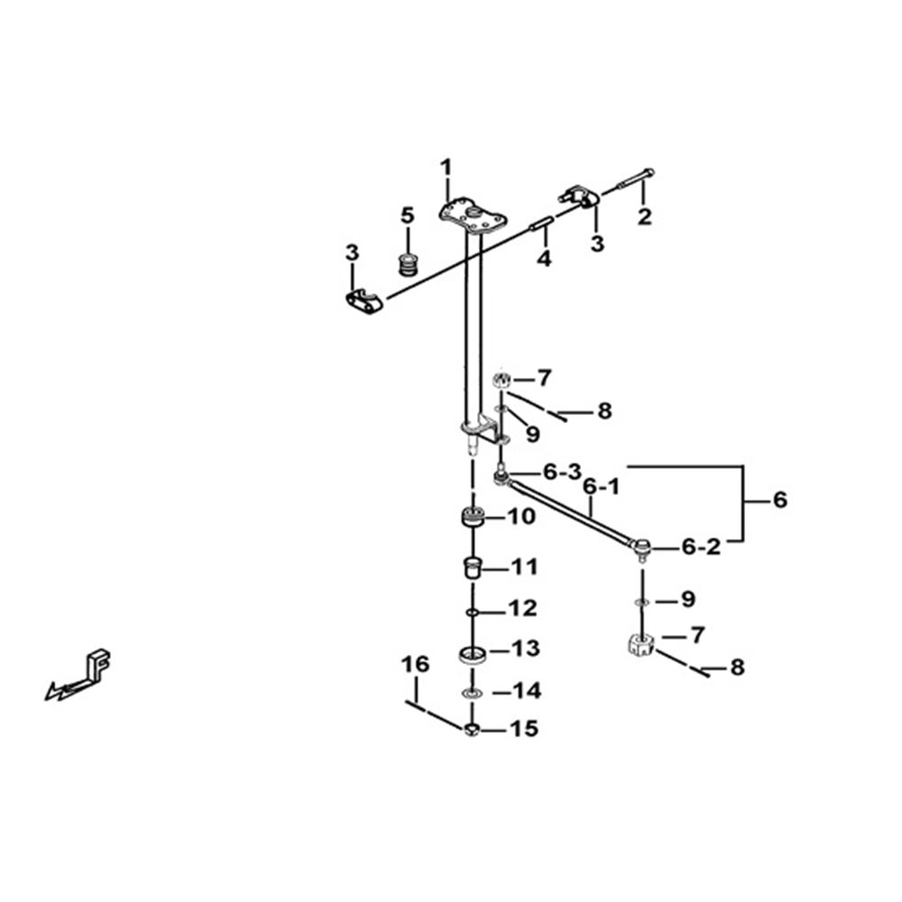 STEERING SHAFT (W.O) E.P.S