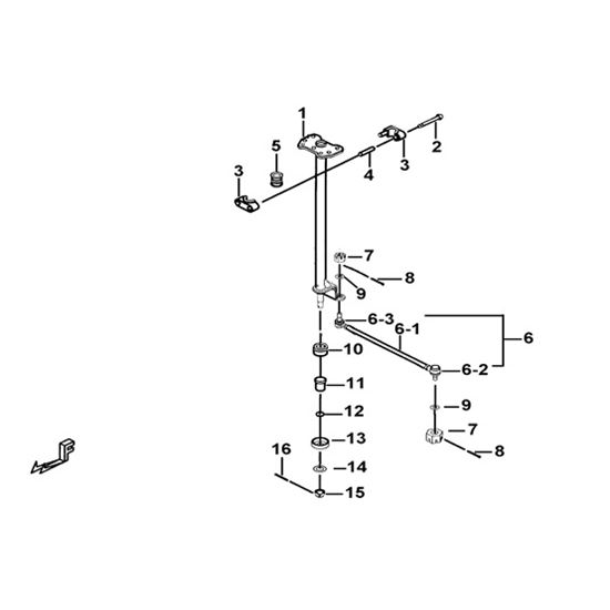 STEERING SHAFT (W.O) E.P.S