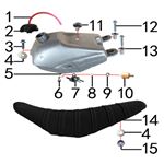 SEAT & FUEL TANK