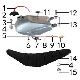 Seat & Fuel Tank