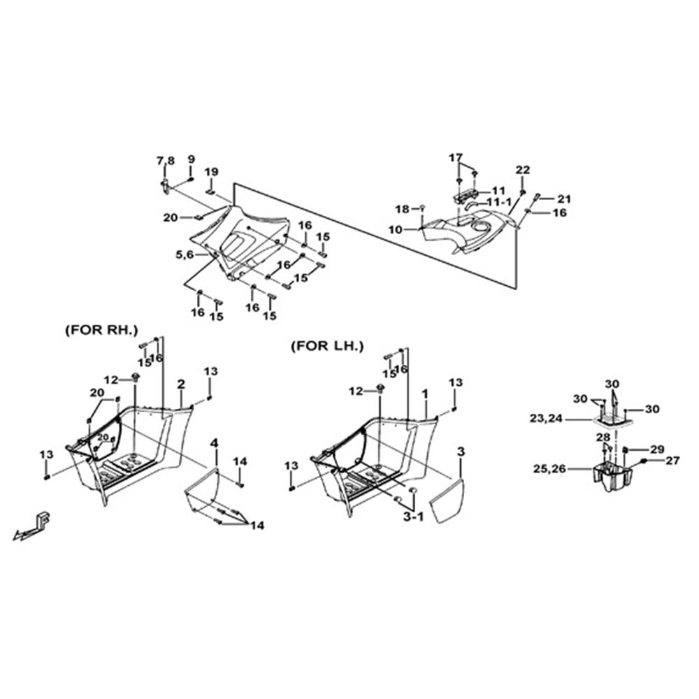 FOOT BOARD