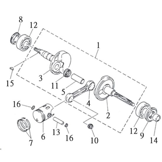 CRANKSHAFT & PISTON