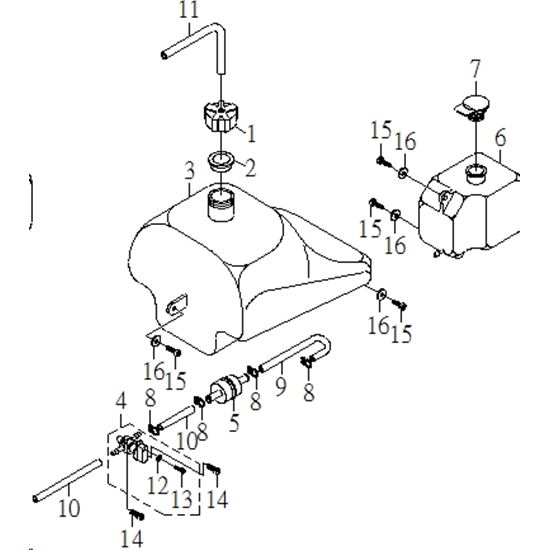 FUEL & OIL TANK