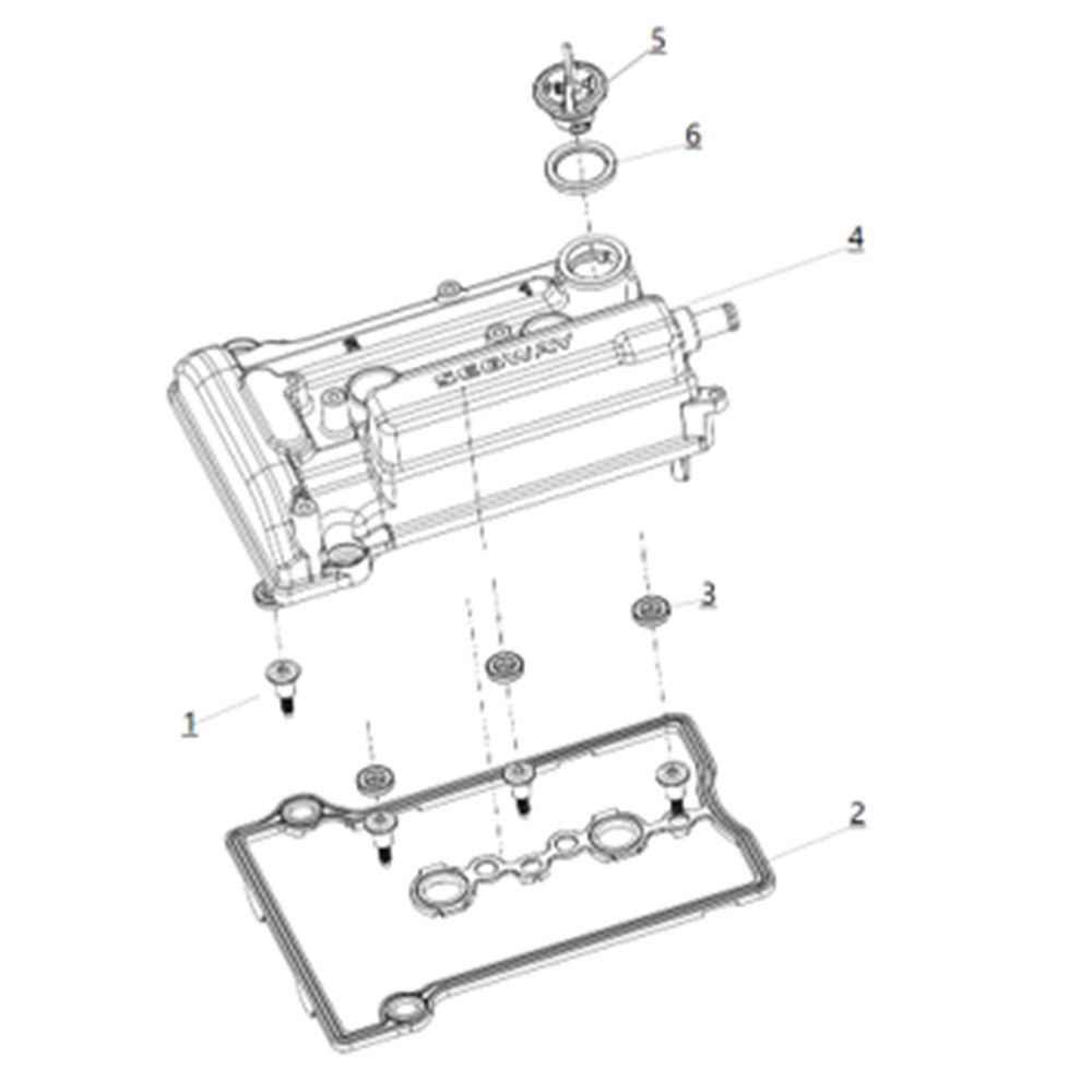 CYLINDER HEAD COVER - SUB ASSEMBLY