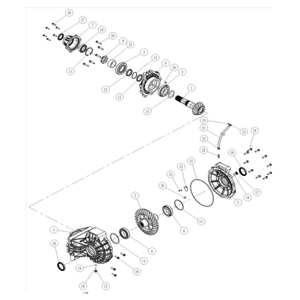 REAR AXLE WEARING PARTS
