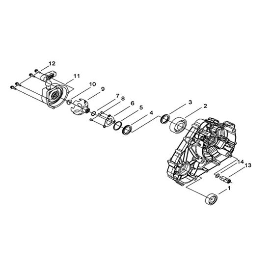 L CRANK CASE COVER 1