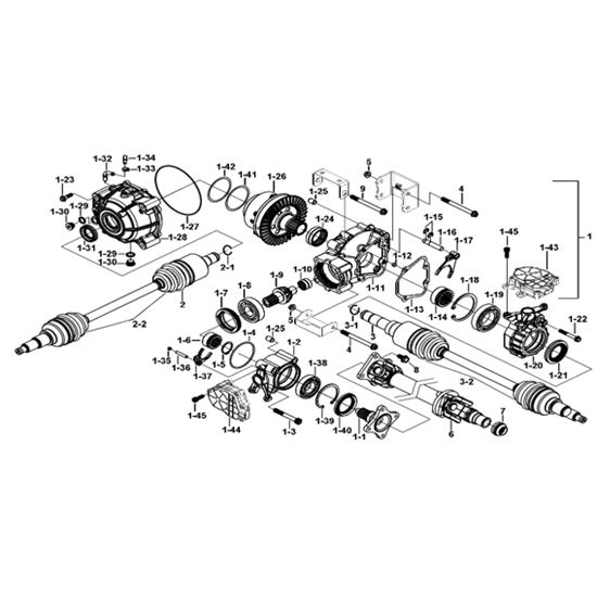 FRONT DIFFERENTIAL ASSY.