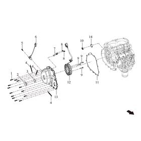 LEFT CRANKCASE COVER