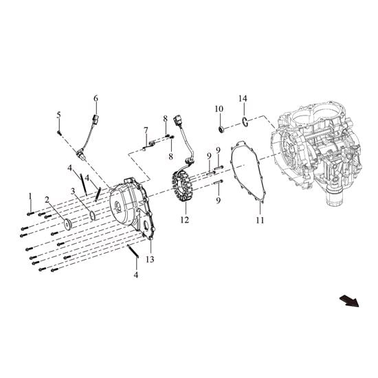 LEFT CRANKCASE COVER