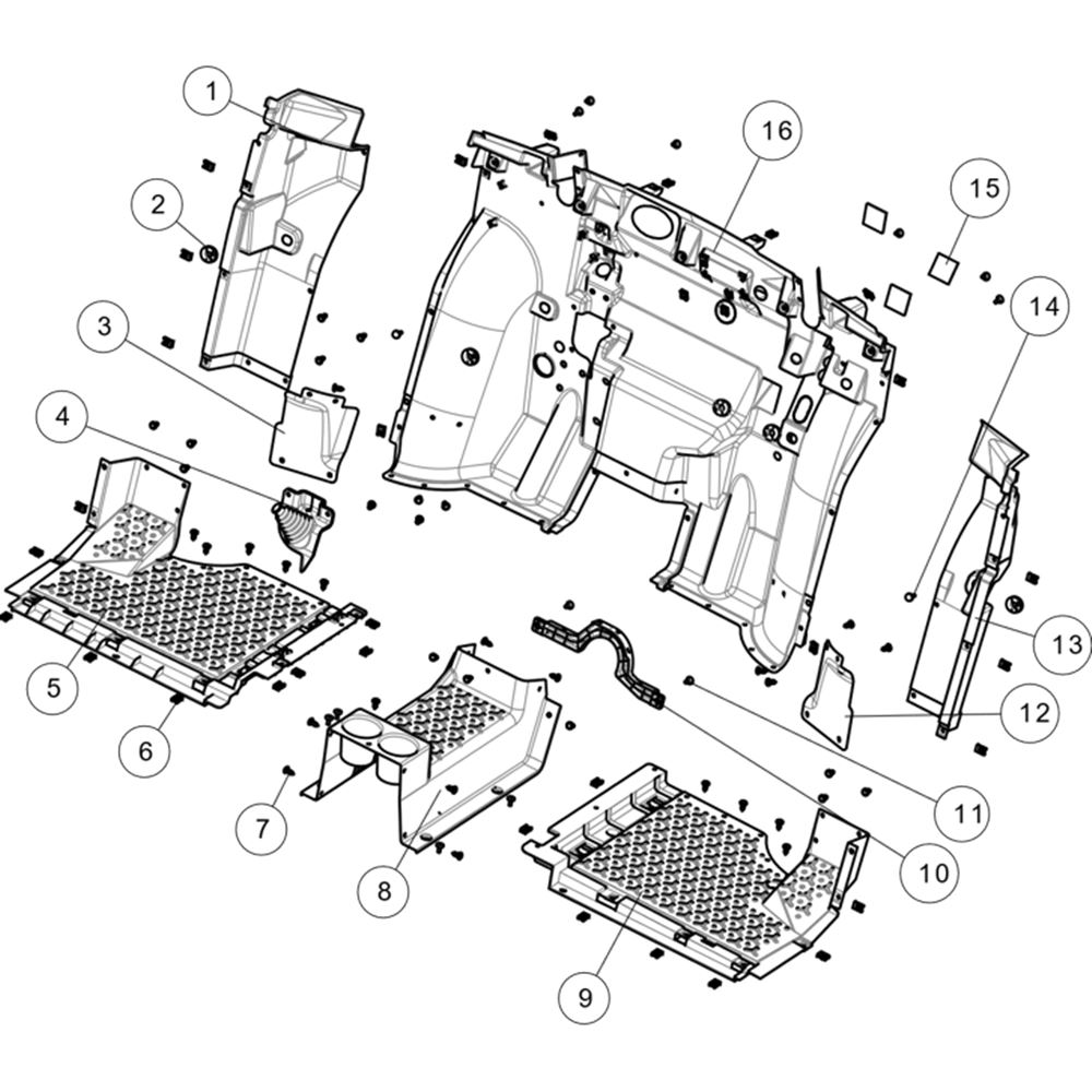 COCKPIT FOOT PEDAL PARTS