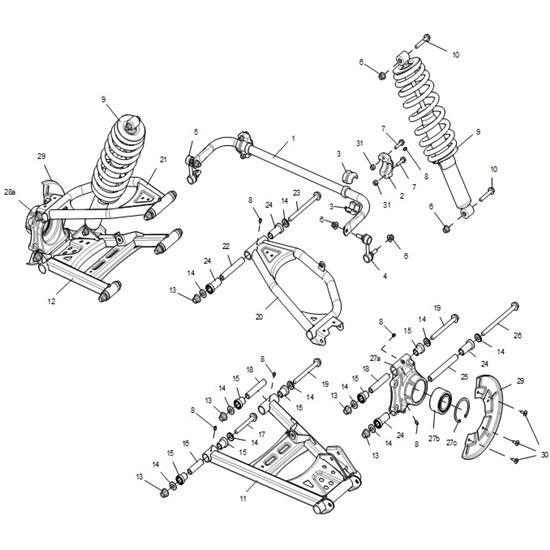 REAR SUSPENSION ASSY