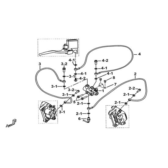 FRONT BRAKE DISTRIBUTOR