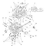 UPPER AND LOWER CRANKCASE SUB-ASSEMBLY