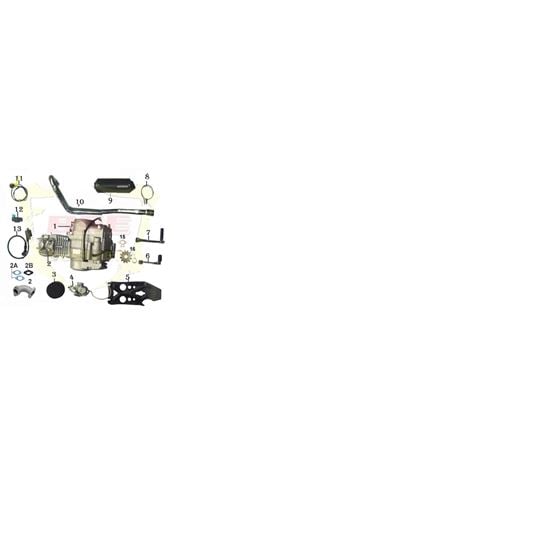 10Ten 125R & 140R Engine, Exhaust, Carburettor, Electrics