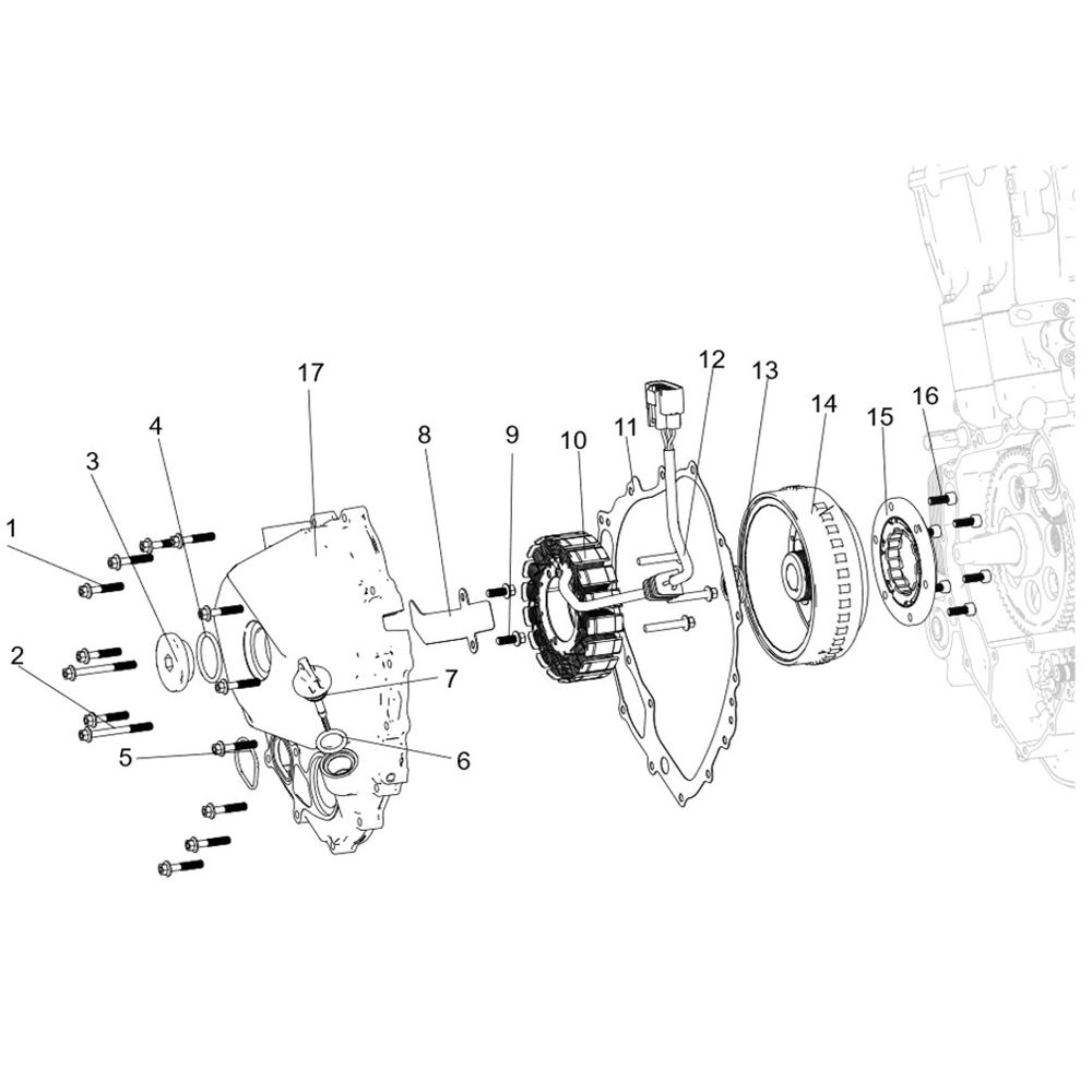Left Crankcase Cover