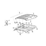 ROOF, REAR VIEW MIRROR (OPTION)