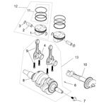 CRANKSHAFT CONNECTION ROD & PISTON ASSEMBLY