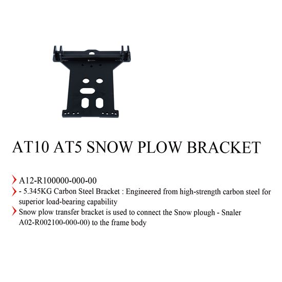 AT10 AT5 SNOW PLOW BRACKET