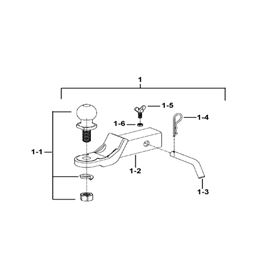TRAILER HITCH ASSY. (OPTION)