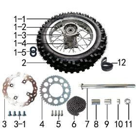 REAR WHEEL ASSY