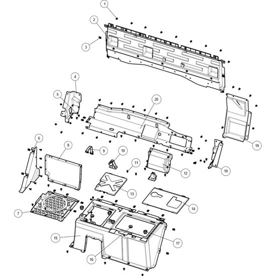 COCKPIT PANEL PARTS