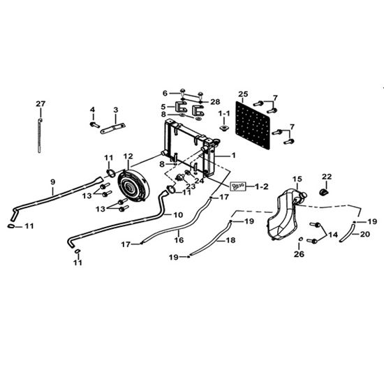 RADIATOR AND COOLING FAN