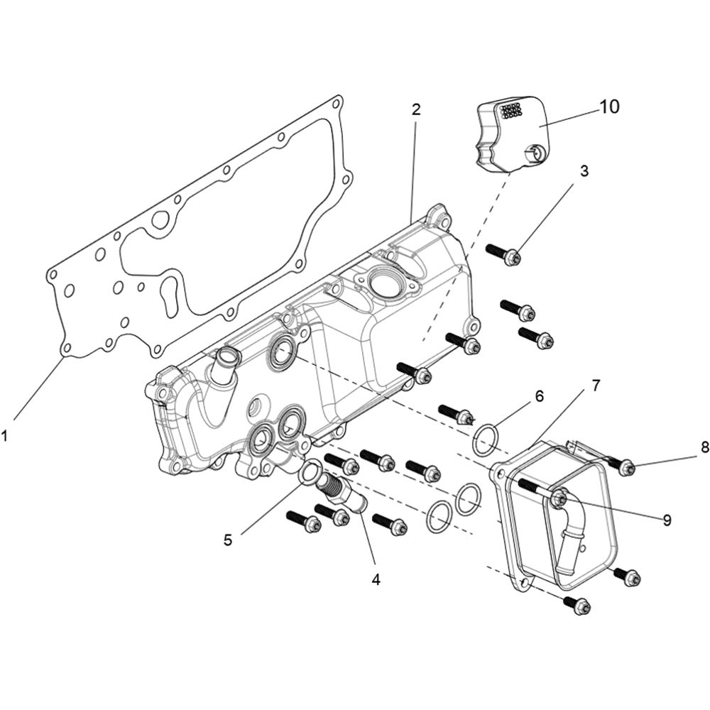 LOWER CRANKCASE COVER SUB-ASSEMBLY