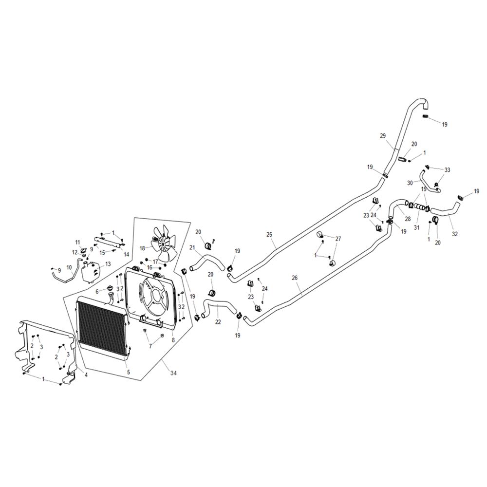 COOLING SYSTEM ASSEMBLY
