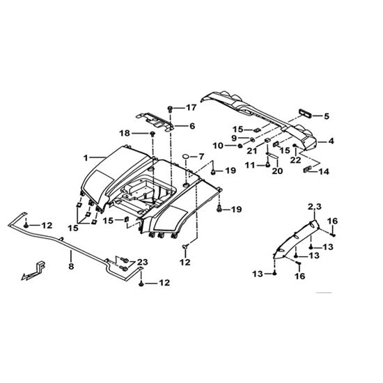 REAR BODY COVER