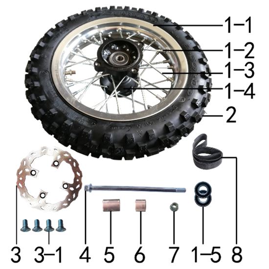 FRONT WHEEL ASSY