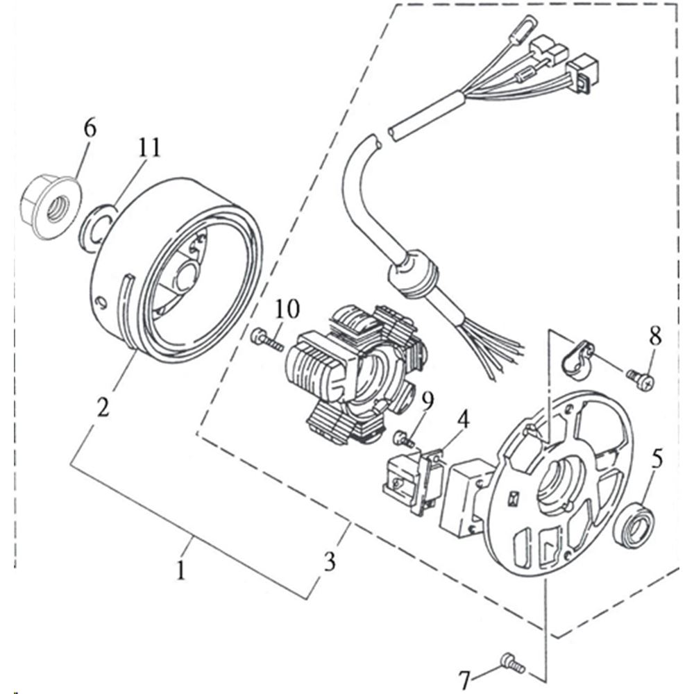 STATOR & FLYWHEEL