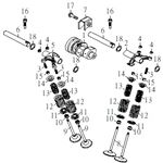 CAMSHAFT, VALVES