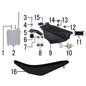 Seat & Fuel Tank